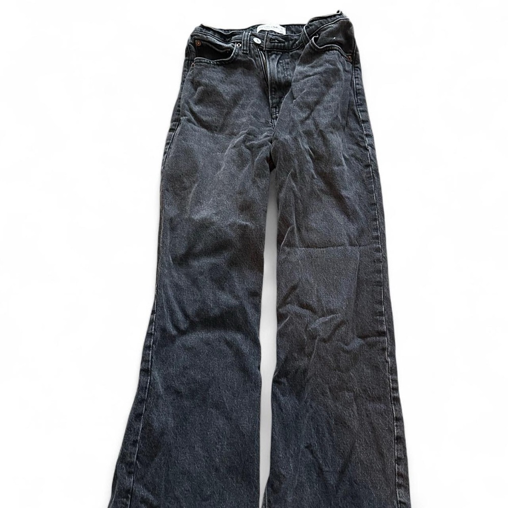 Black Abercrombie 90s relaxed crossover jean